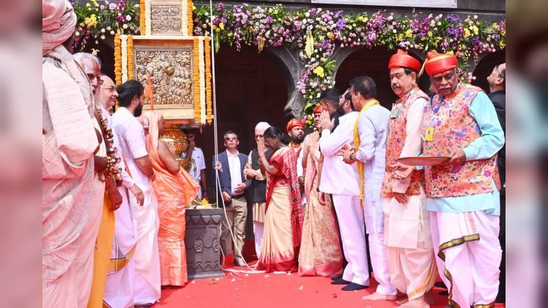 নাছিকত সিংহস্থ কুম্ভমেলাৰ শুভাৰম্ভ, মূল পতাকা উত্তোলন ৰাষ্ট্ৰপতি দ্ৰৌপদী মুৰ্মুৰ